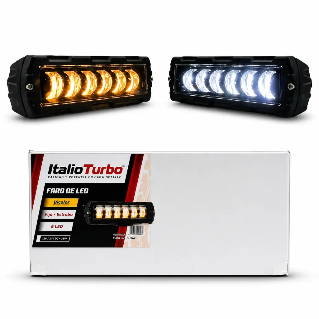 Barra LED Compacta Bicolor