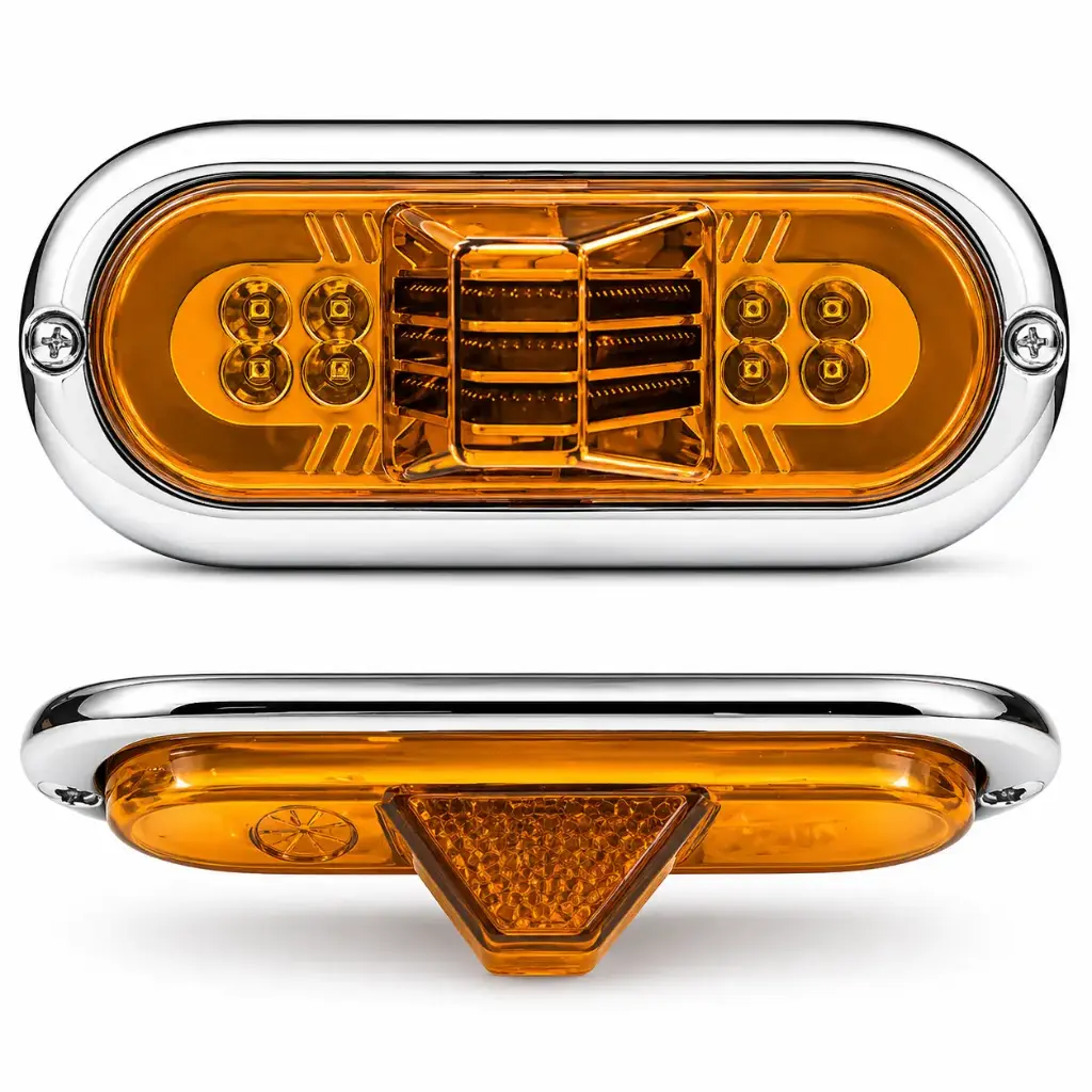[PLA177Y-SAI] Plafón LED ámbar tipo marcador Lateral