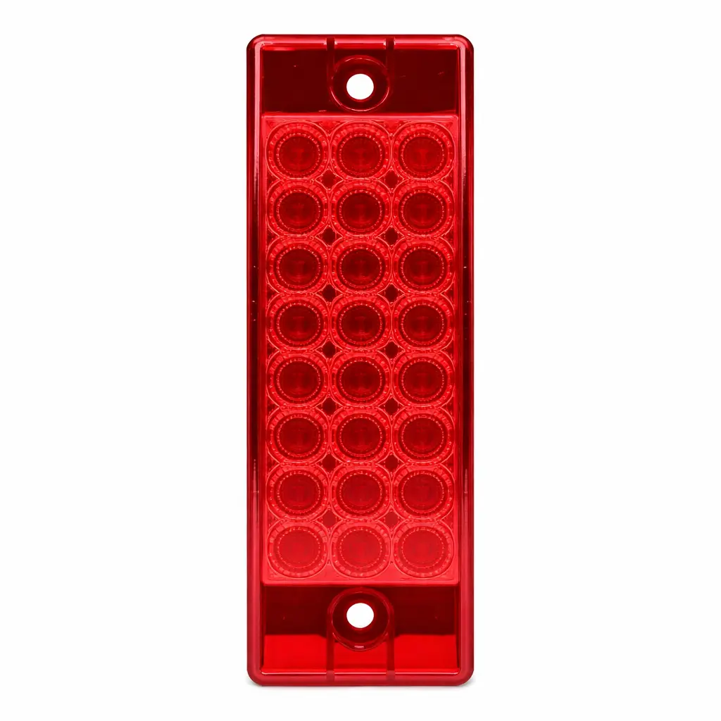 Plafón LED chrome matrix Evolum rojo
