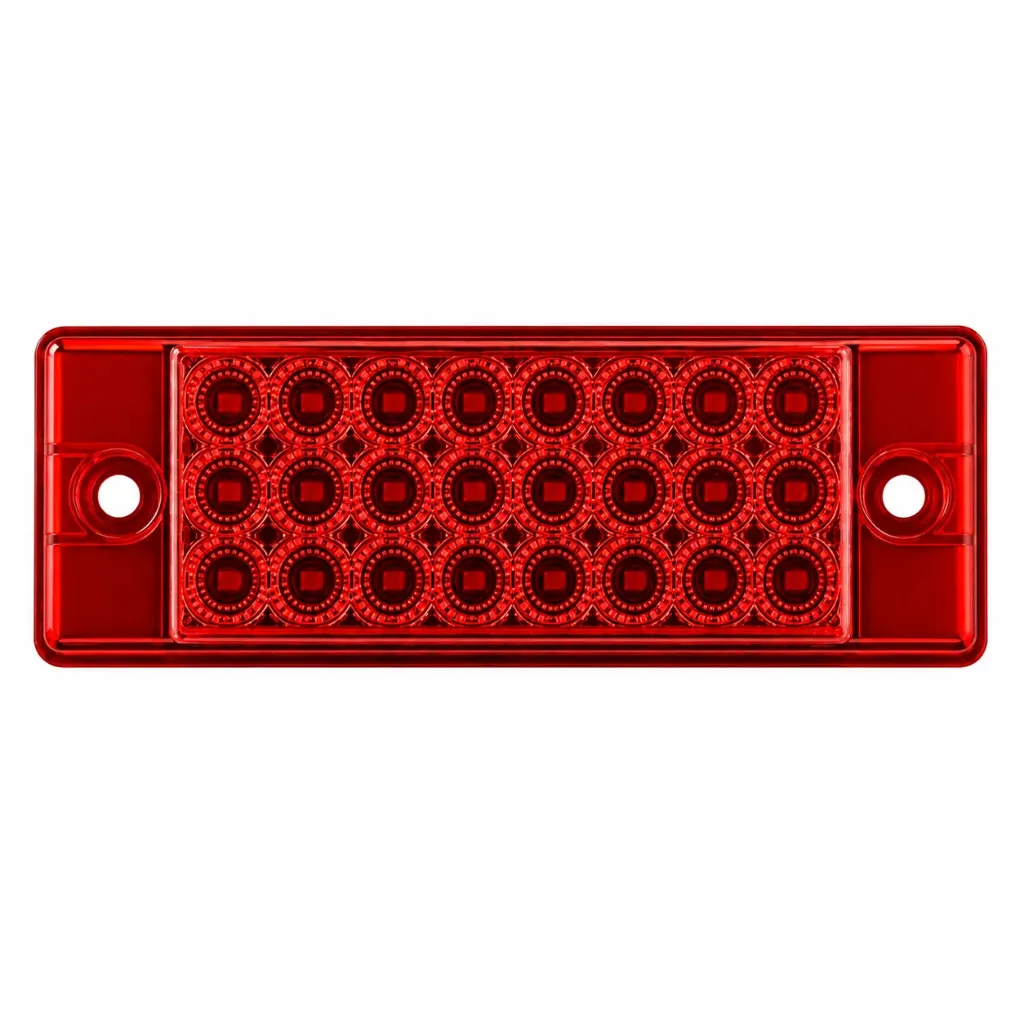 Plafón LED chrome matrix Evolum rojo