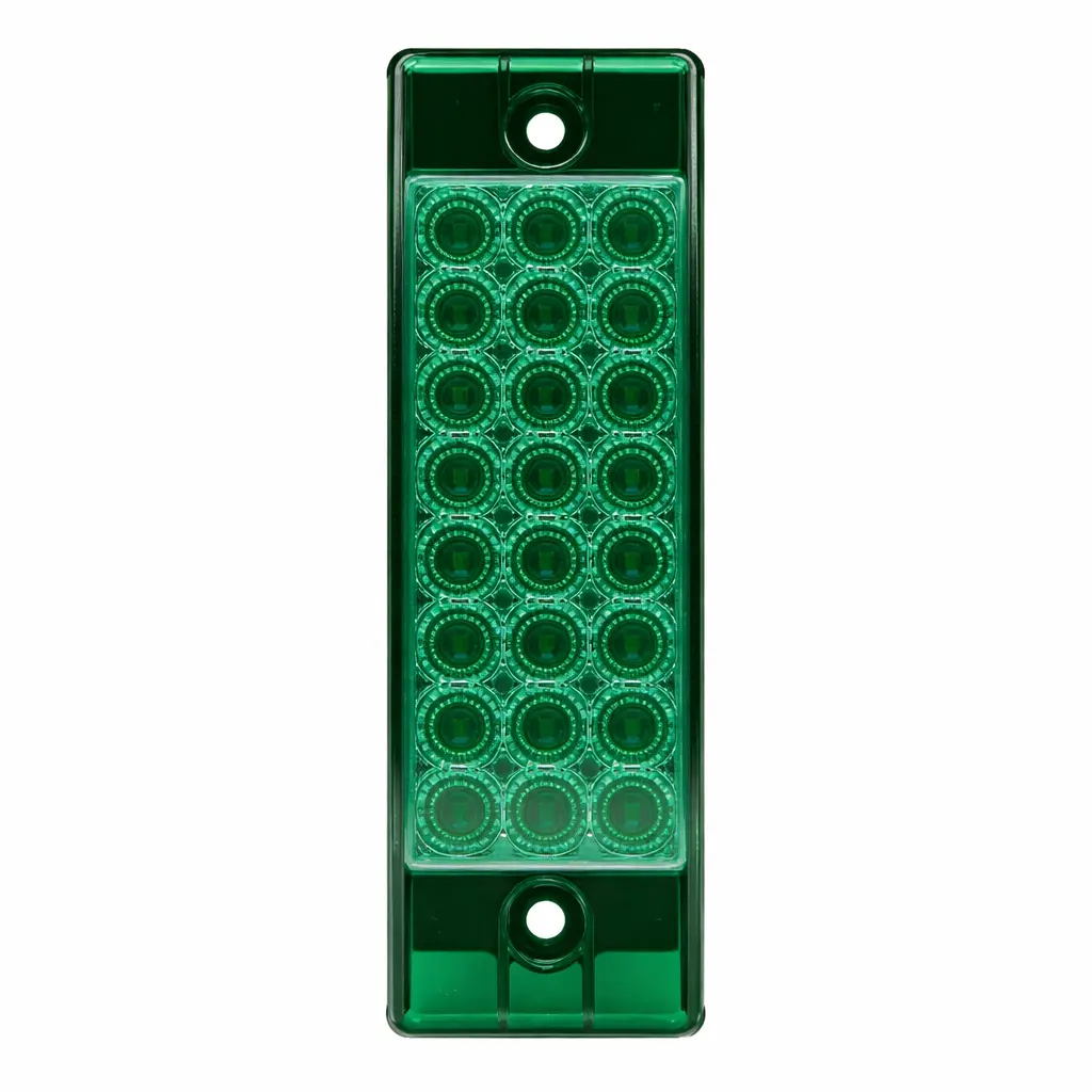 Plafón LED chrome matrix Evolum verde