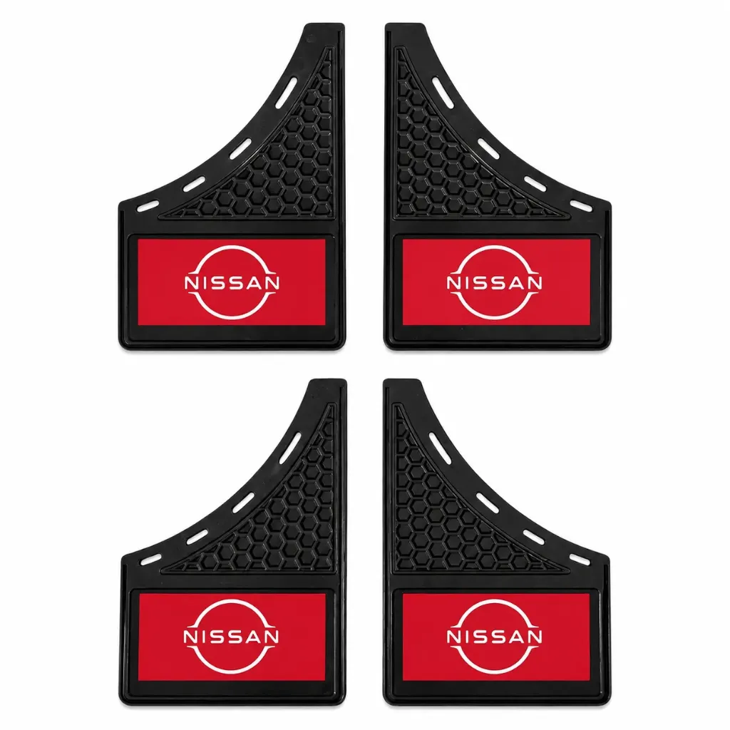 Lodera para auto "Nissan rojo"