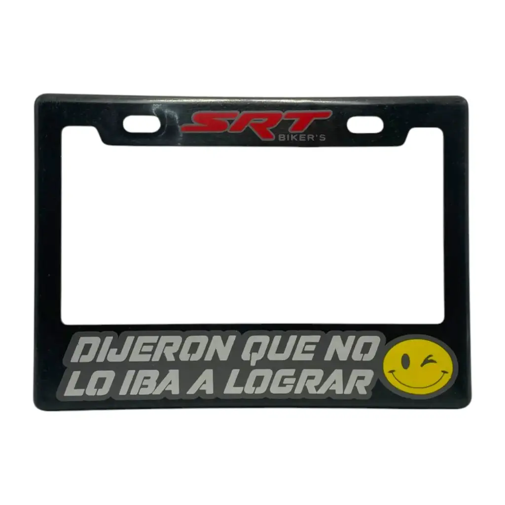 Portaplaca flexible para moto "Dijeron que no lo iba a lograr"