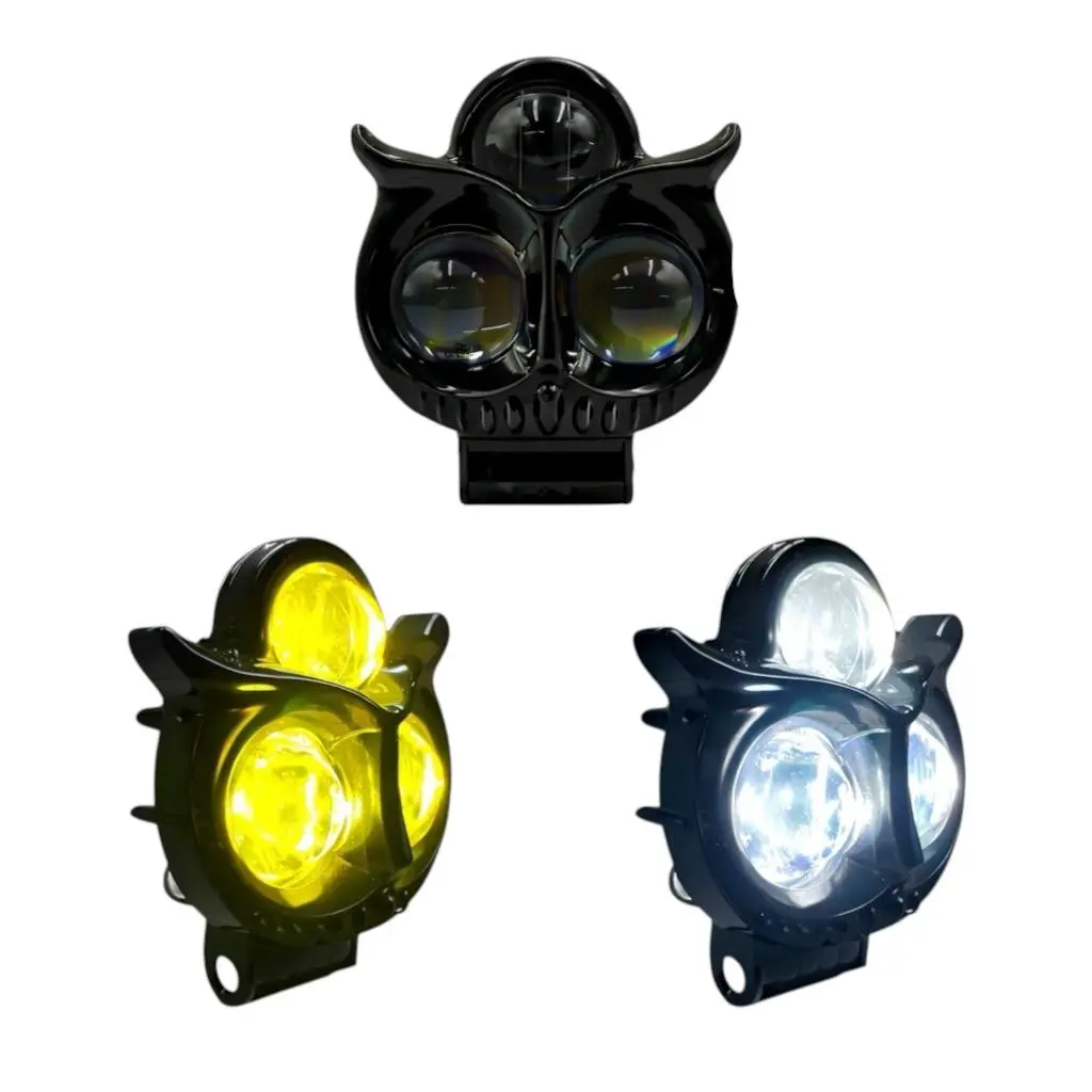 [HY-2311-3LED] Faro LED búho 3 ojos de alta intensidad bicolor