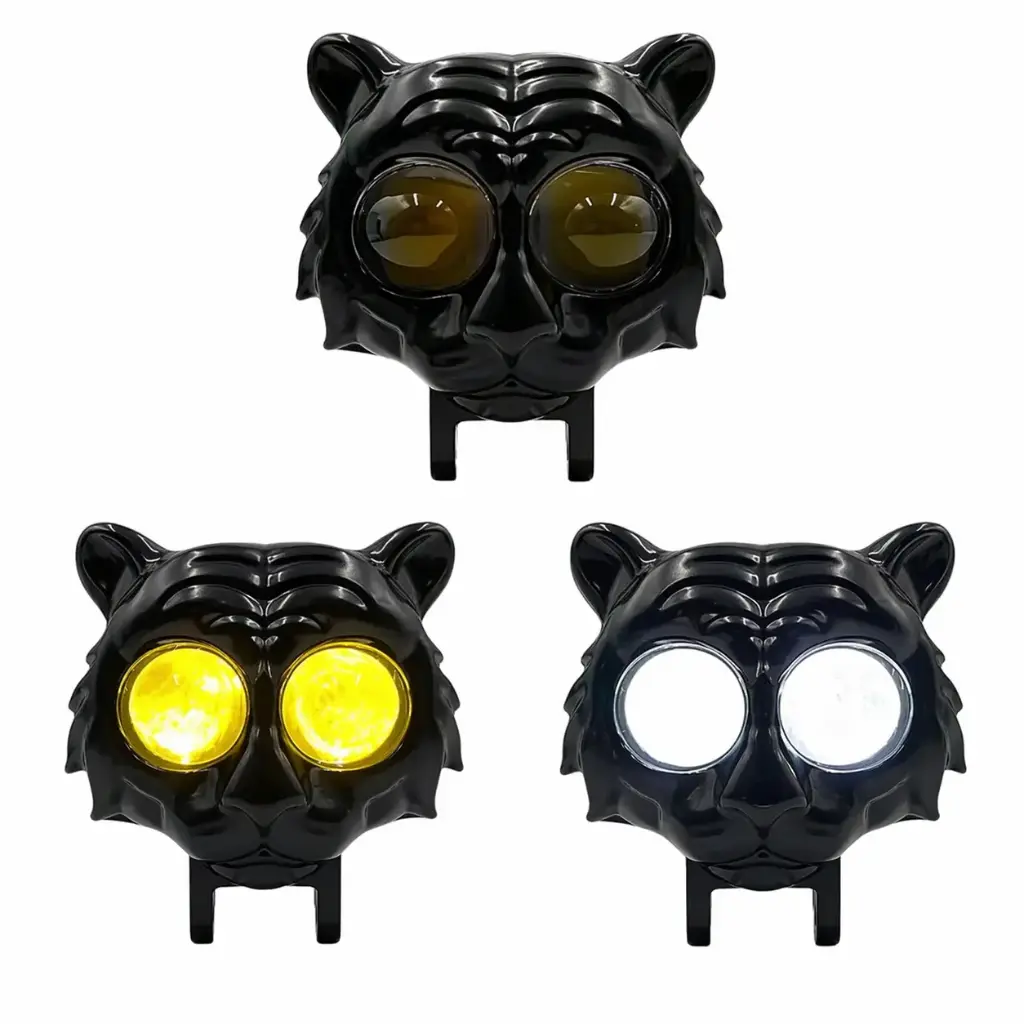 Faro LED diseño de tigre bicolor 