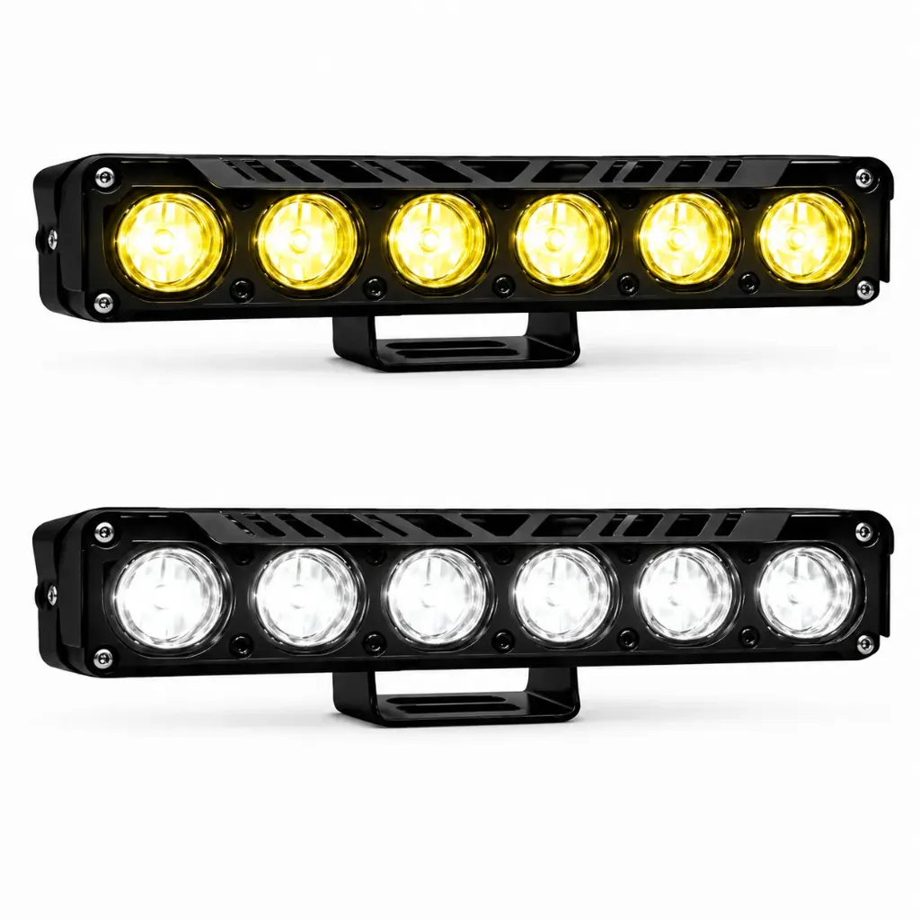 [CL-B-MT06WY] Faro LED de 6 lupas bicolor