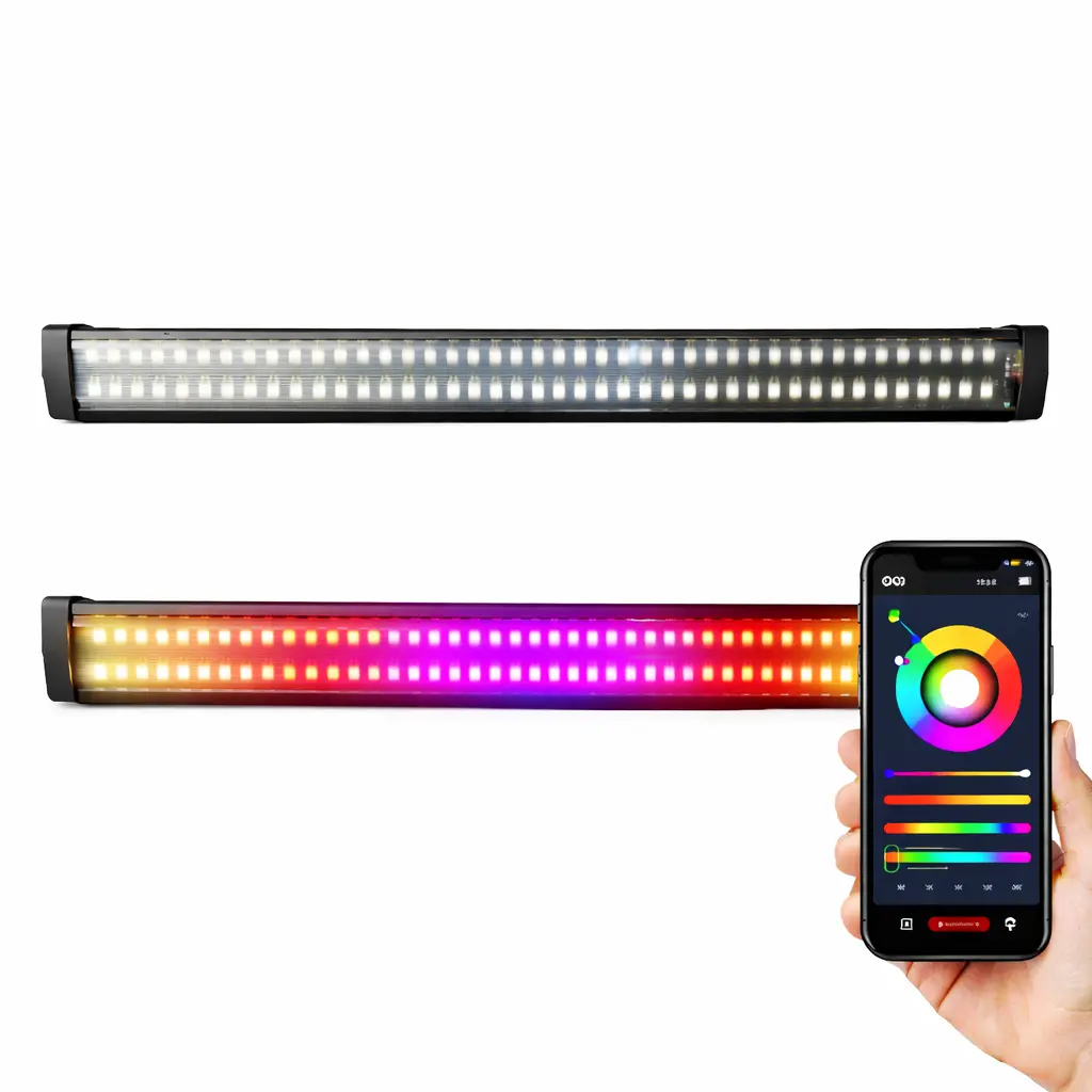 Barra LED rgb con control y app grande
