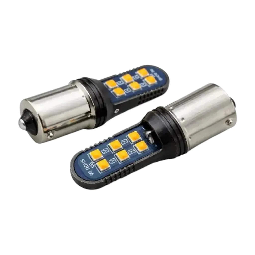 [XD-01-1156Y] Foco 12 LED 1156 ámbar 