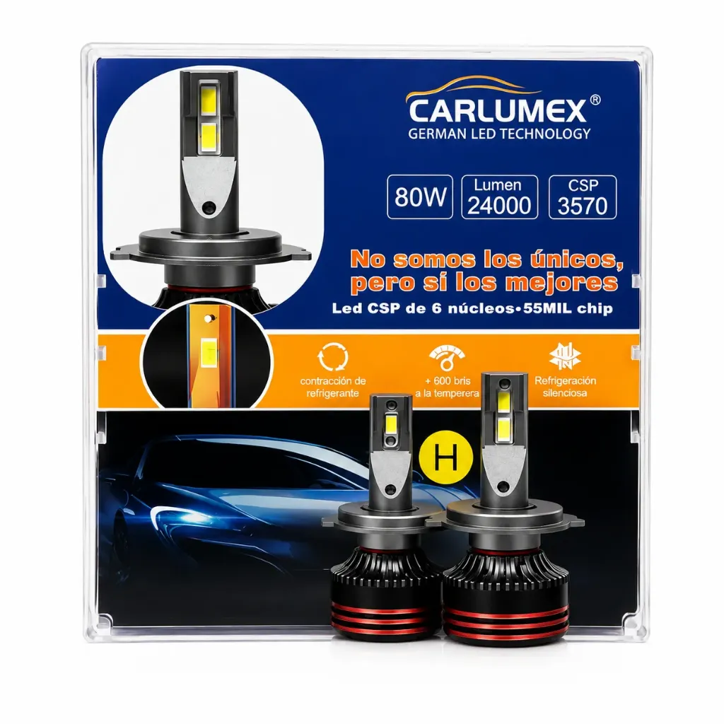 [CL-K10WY-H4] Kit LED Carlumex bicolor 80W  (H4)
