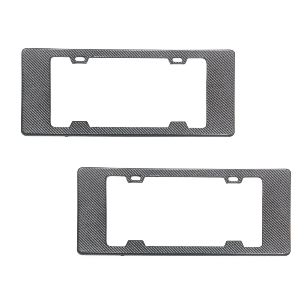 [MARCO-FBN] Portaplaca legal tipo fibra negro