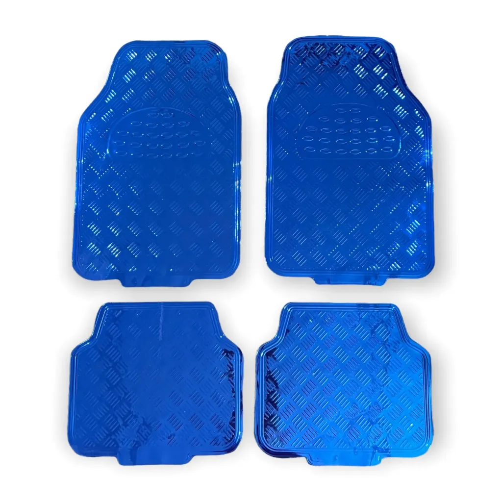 Tapete metálico azul