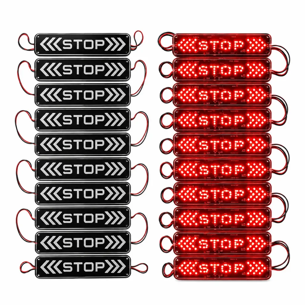 Modulo LED stop grande con funciones rojo (Tira de 20 piezas)