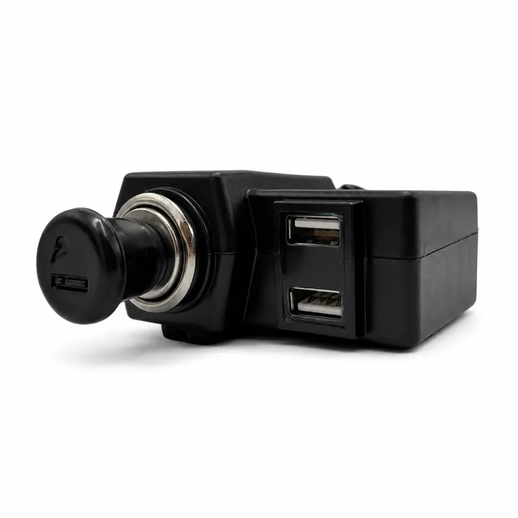 Switch para moto con cargador USB y encendedor