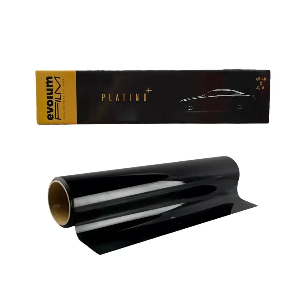 [PLATINO PLUS 50CM 20%] Papel para polarizar Evolum Platino Plus rollo de 50 CM x 30 MTS (20%)