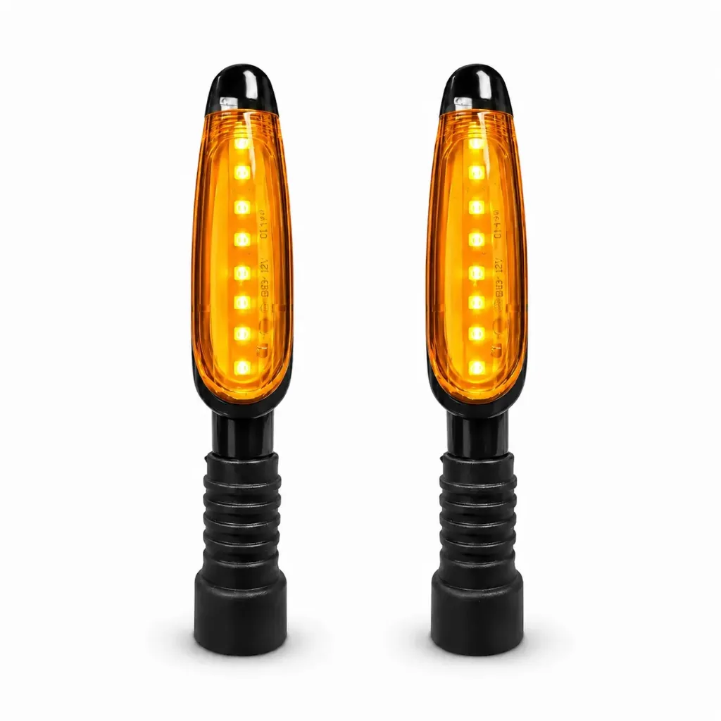 Direccional para moto de 14 LED ambar