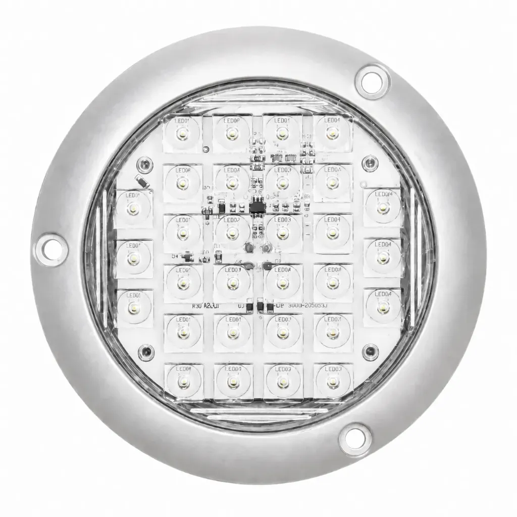 Plafón LED redondo Ultra slim blanco de 30 LED