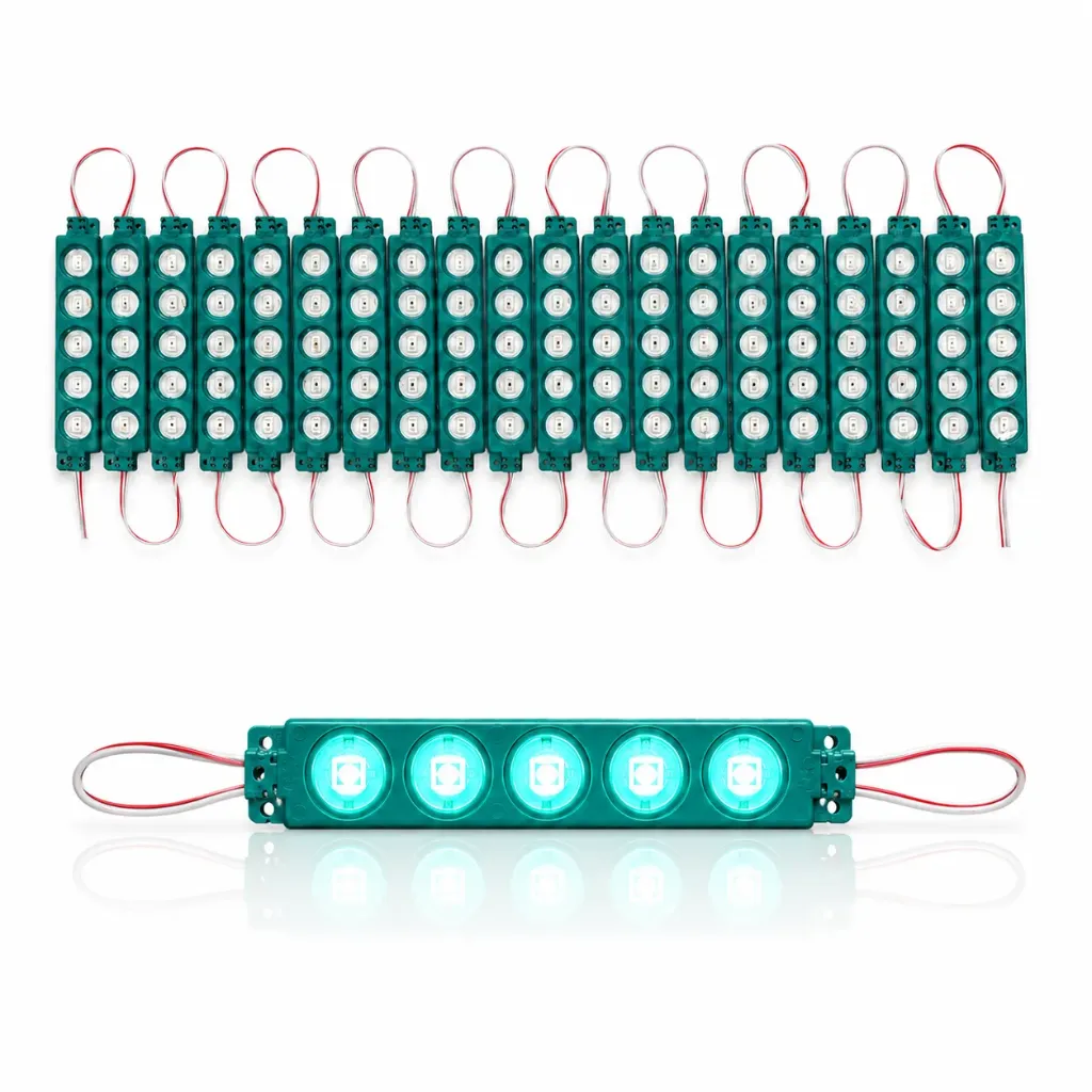 Modulo LED 5050 tira de 20 piezas verde