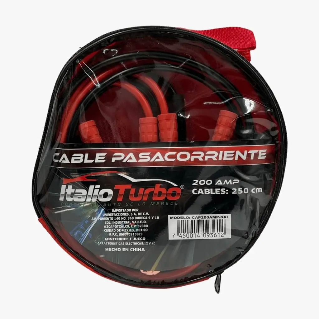 Cable pasa corriente de 200AMP