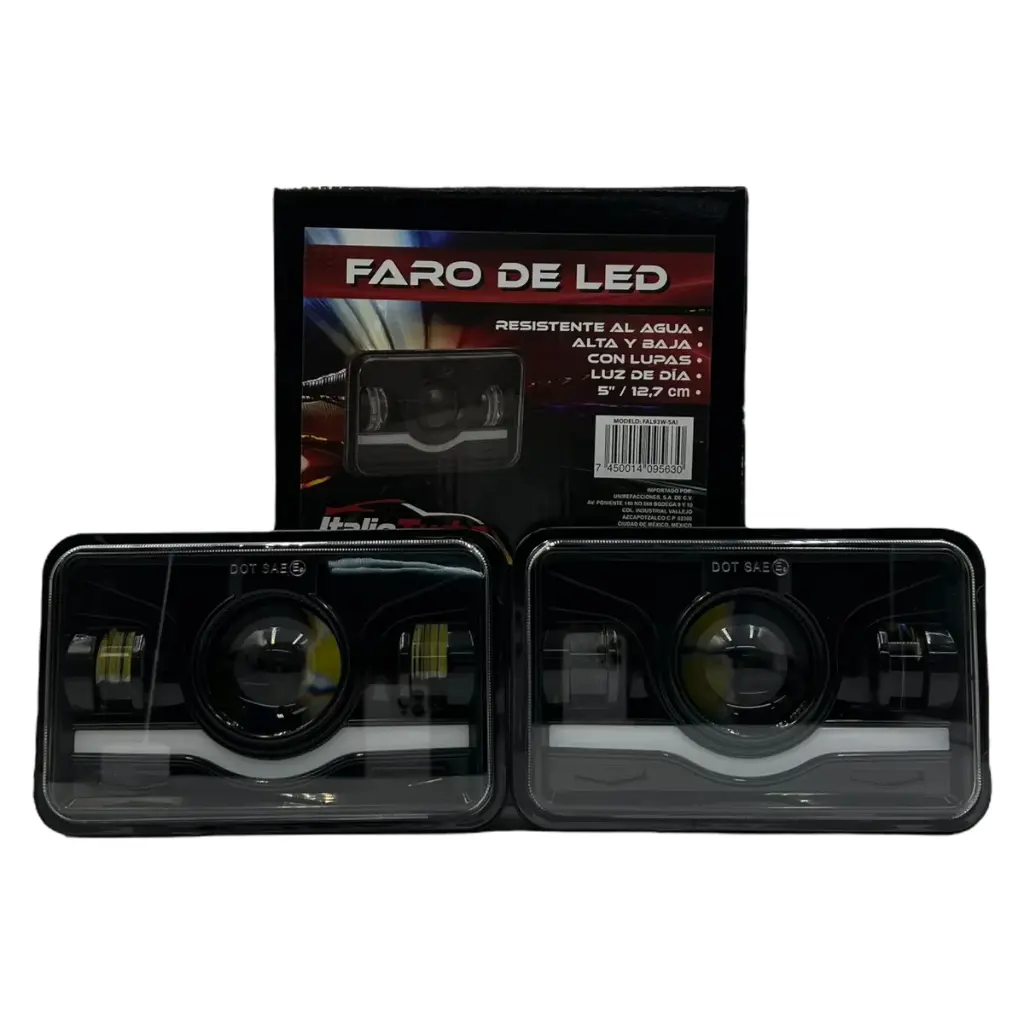 Unidad led de 5 pulgadas con ojo de ángel y lupa