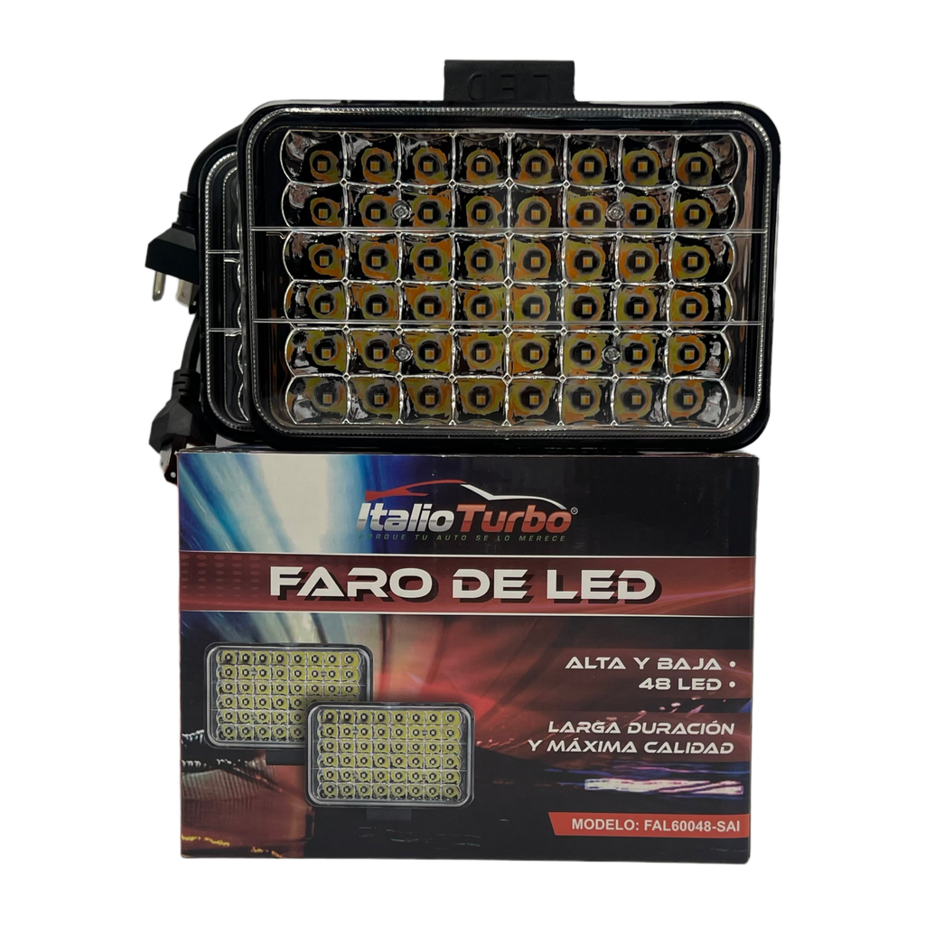 Faro de 5" con 48 LED bicolor 