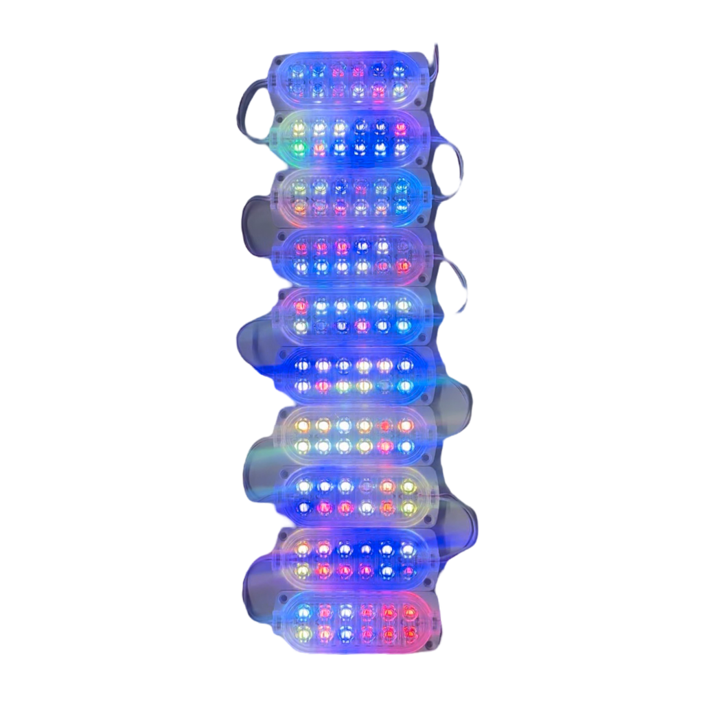Modulo de 12 LED 3528 RGB