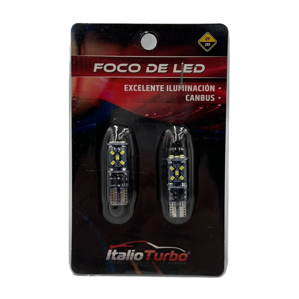 Foco T10 multivoltaje con 15 LED