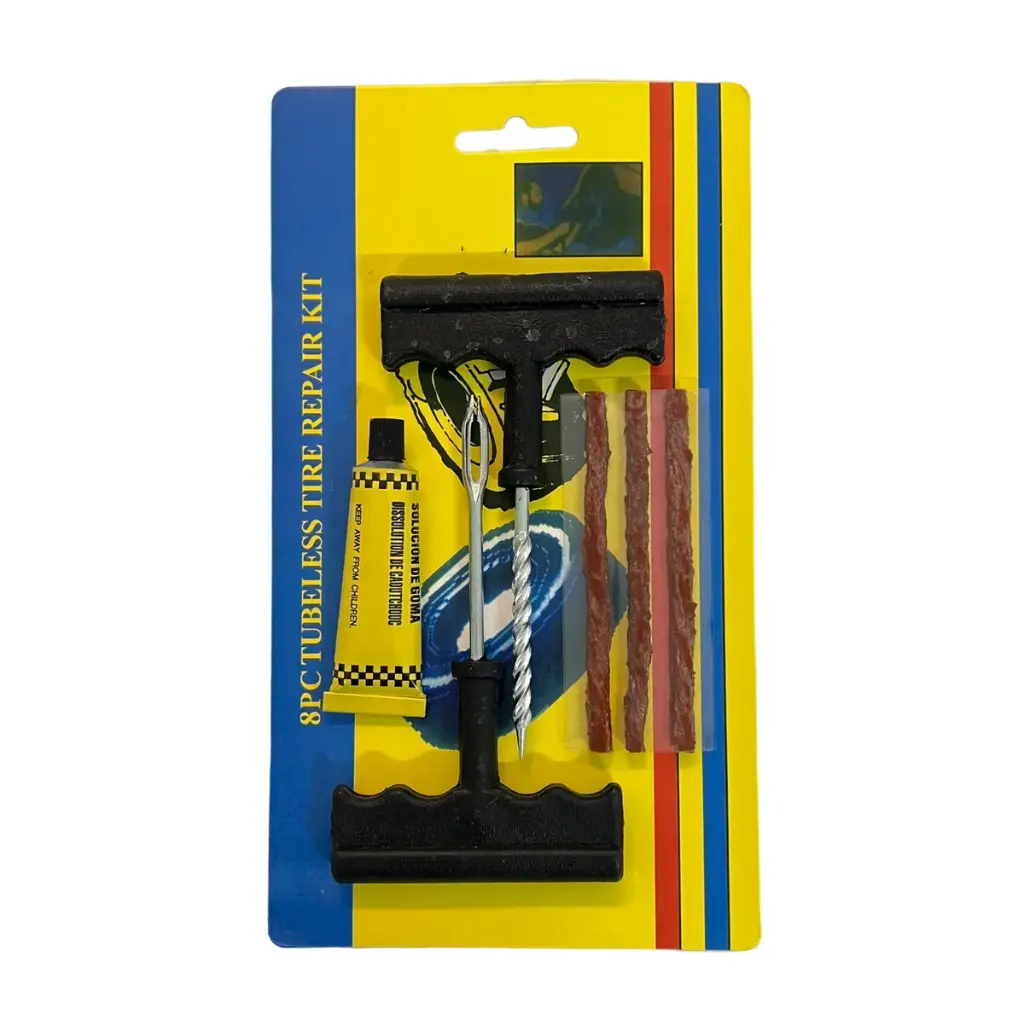 Kit de reparación de neumáticos para motocicleta