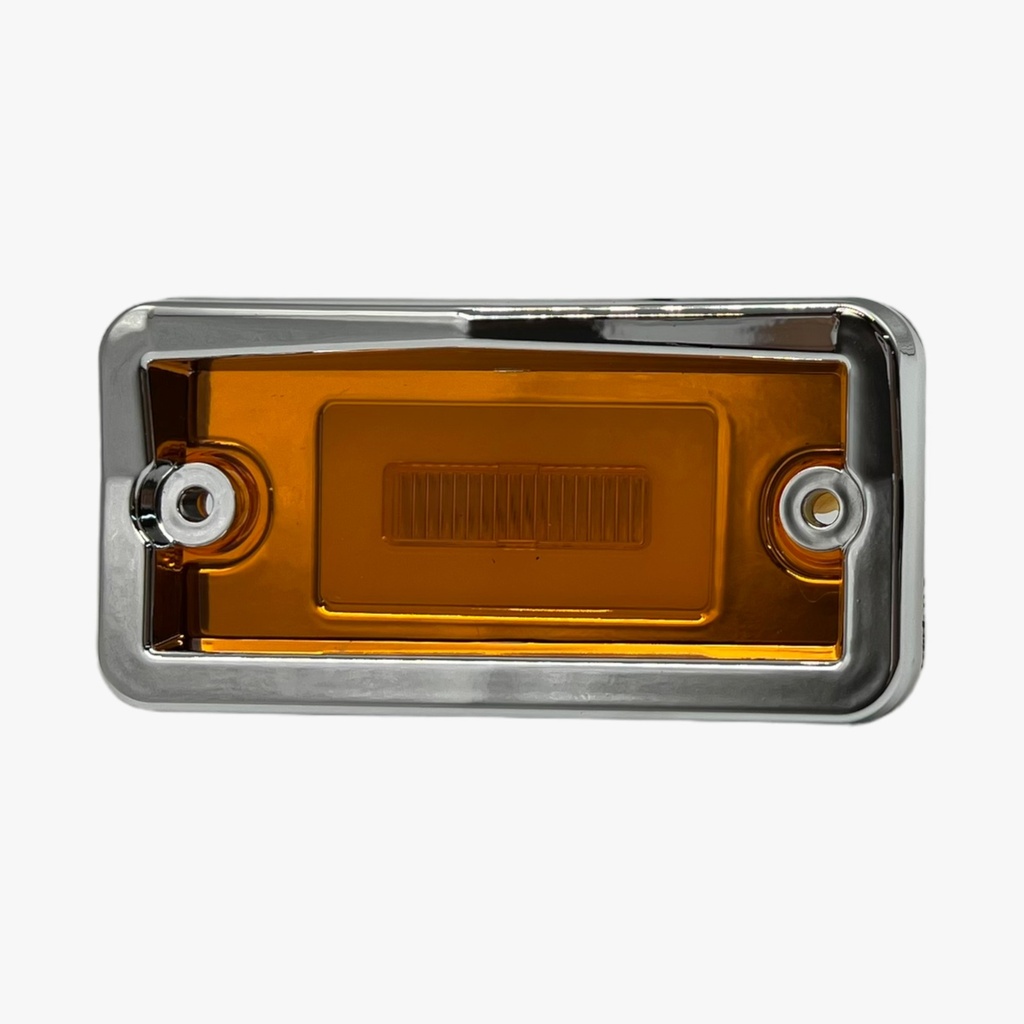 Plafón LED con GLO para camión tipo famsa ámbar