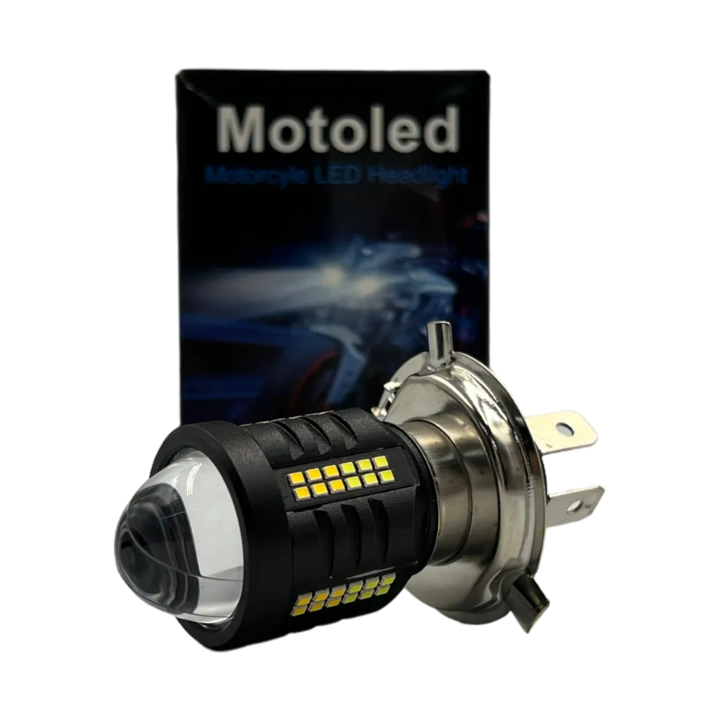 Foco LED premium entrada H4 blanco/ámbar