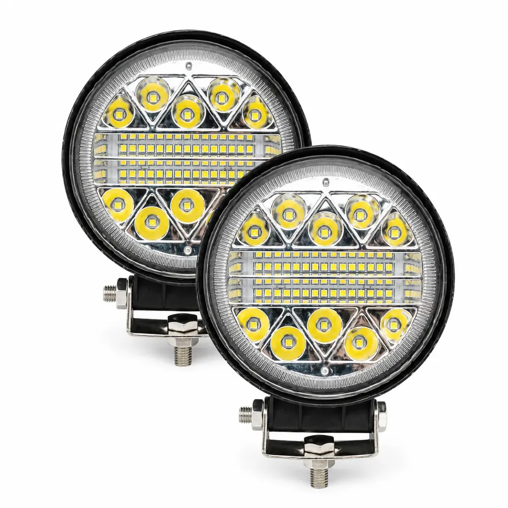 [FAL54R-SAI] Faro LED redondo con 34 LED multivoltaje