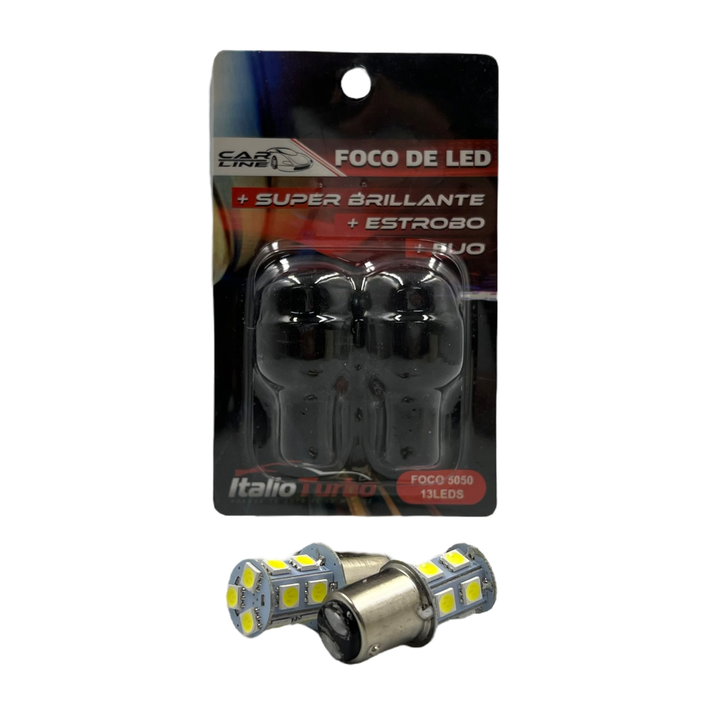 [FOL1176STW] Foco entrada 1176 2 polos con patas parejas con 13 LED función fijo + estrobo