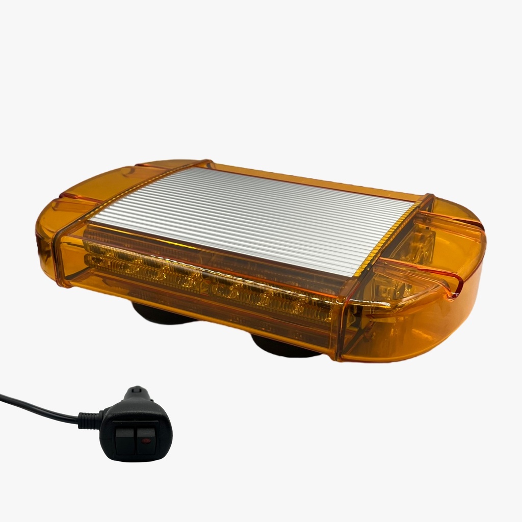 Torreta rectangular 24 LED y tapa de aluminio con 6 funciones