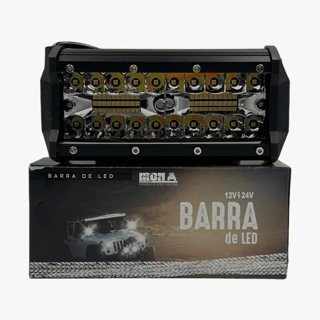 Faro de 40 LED bicolor blanco/ámbar