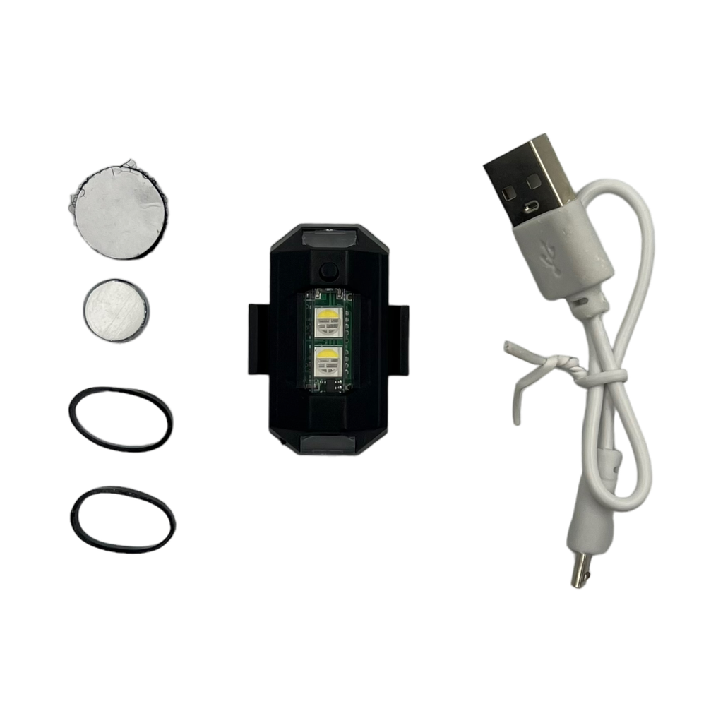 Faro inalámbrico con 2 LED y luz RGB