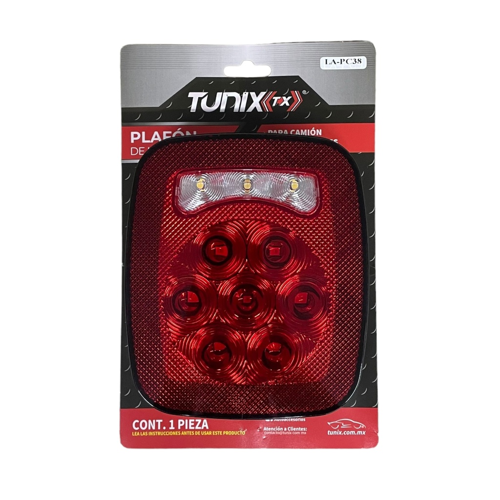 Plafón tipo Jeep de 38 LED con multifunciones