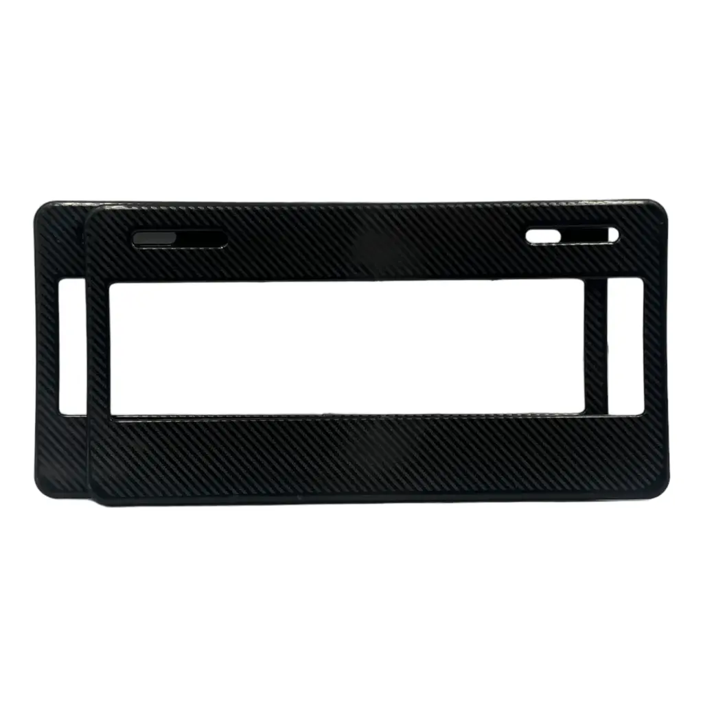 Portaplaca flexible tipo fibra de carbono 3D