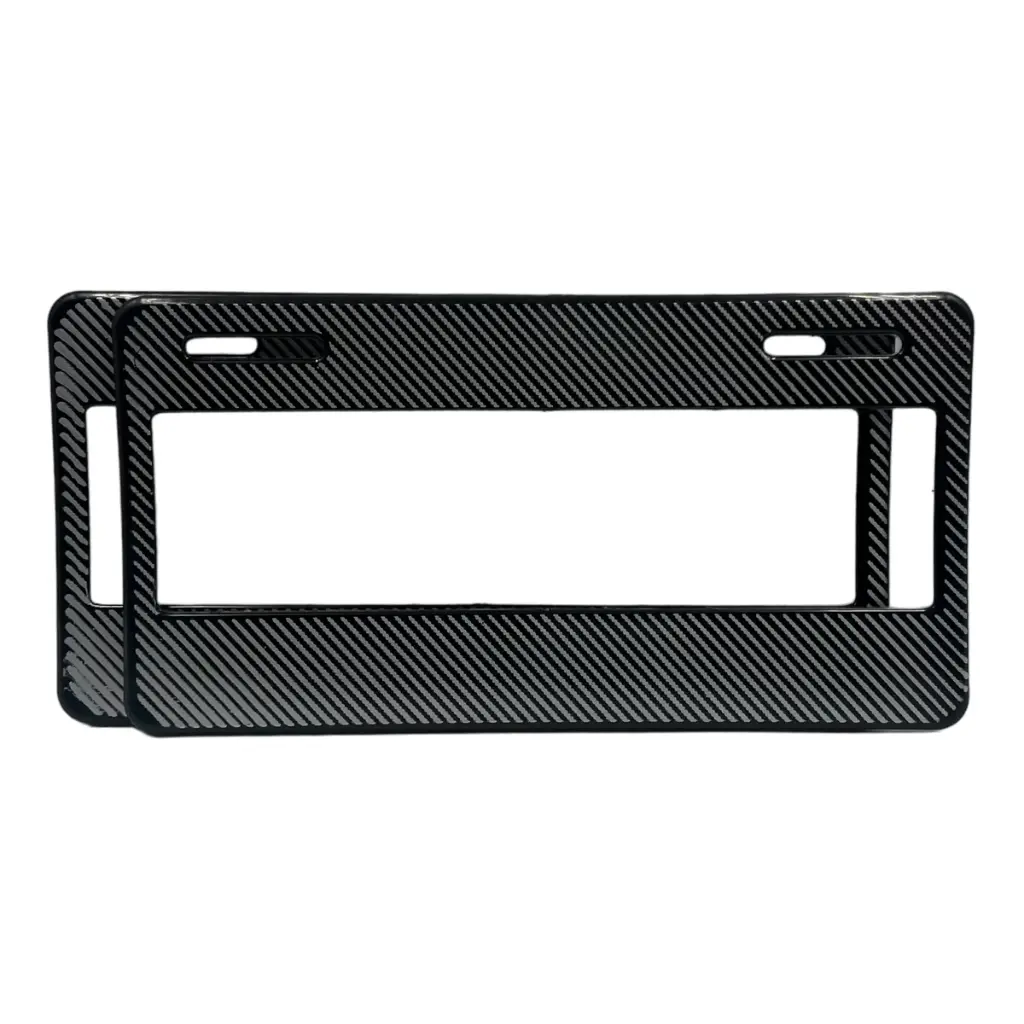 Portaplaca flexible tipo fibra de carbono 5D