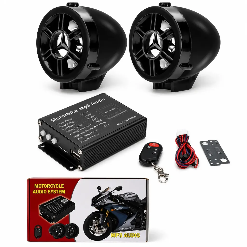 Alarma para motocicleta reproductor bluetooth