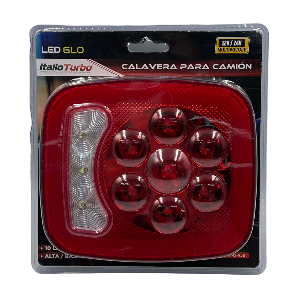 Plafón tipo calavera Jeep de 9 LED