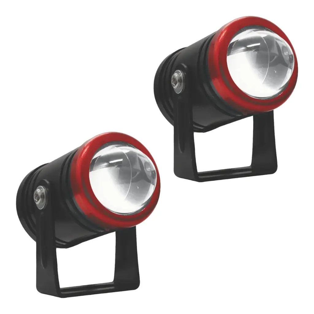 Faro LED tipo bala bicolor blanco/ámbar