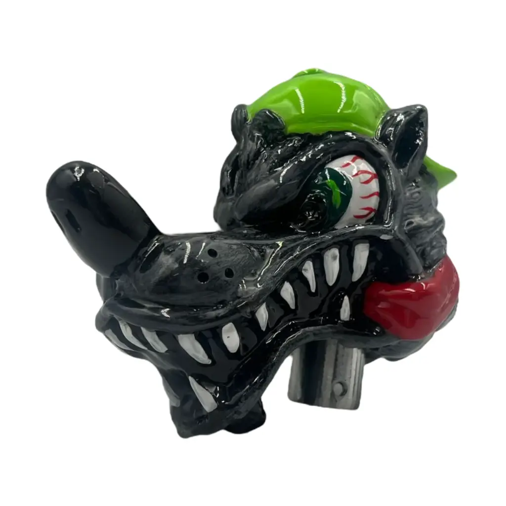 Perilla de velocidades "Wolf verde"