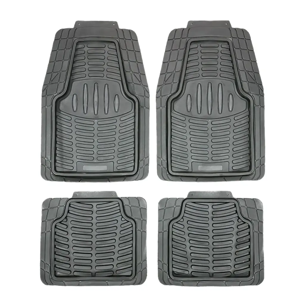 Tapete universal reforzado recortable de 4 piezas