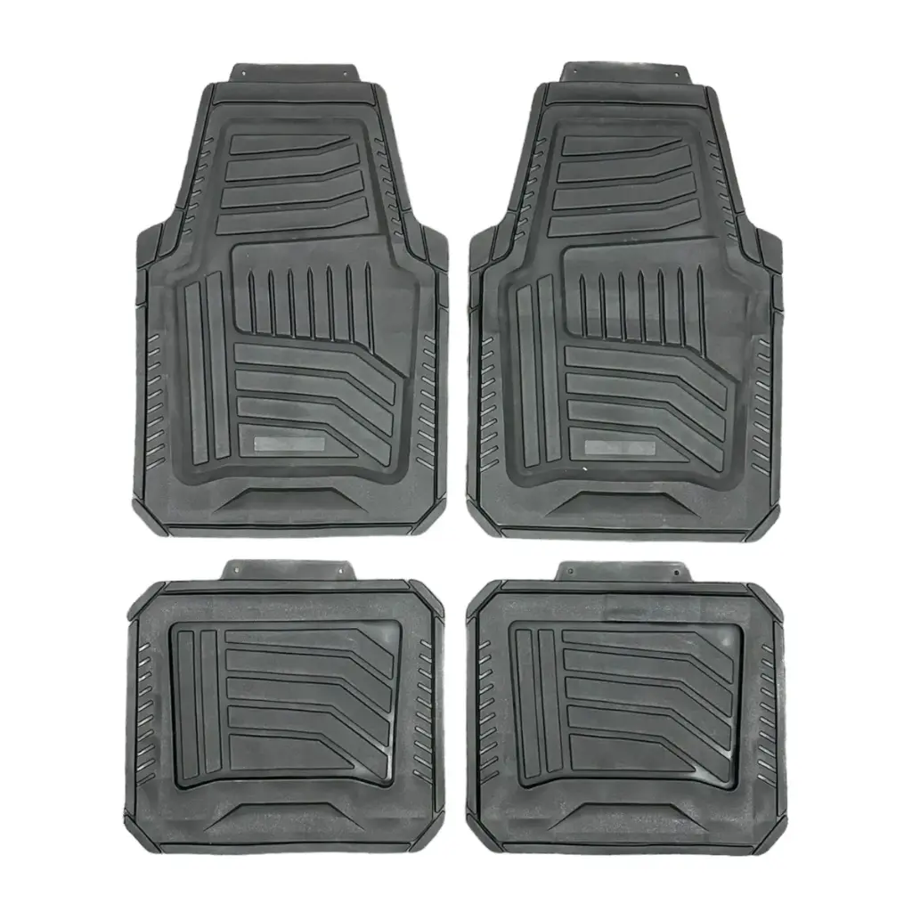 Tapete universal reforzado recortable de 4 piezas