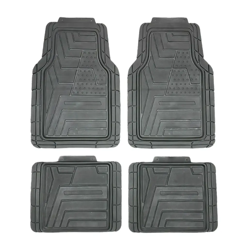 Tapete universal reforzado recortable de 4 piezas