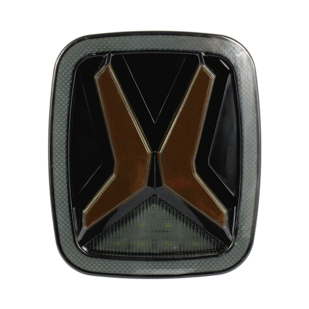[PLA6669-RJE] Plafón tipo calavera Jeep tipo "X" type 2023 con cuartos ámbar