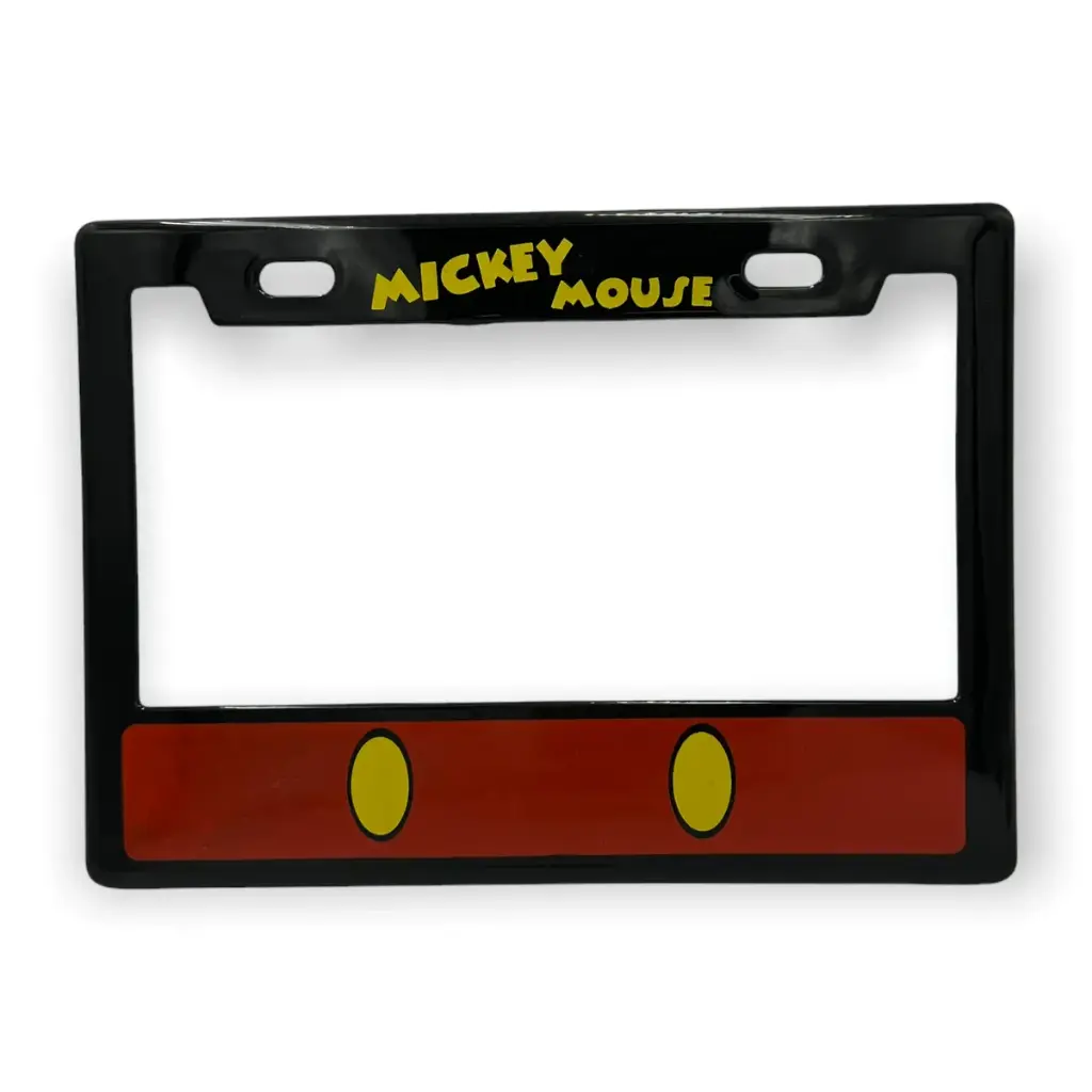 Portaplaca para motocicleta Mickey