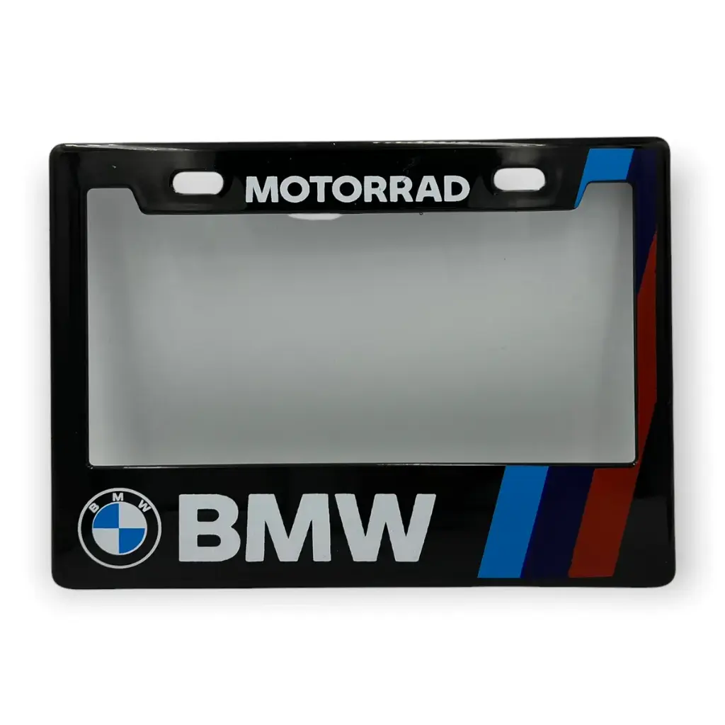 Portaplaca para motocicleta marca BMW