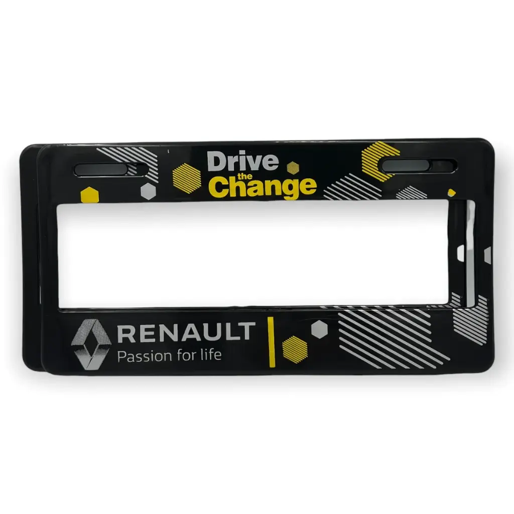 Portaplaca flexible marca Renault