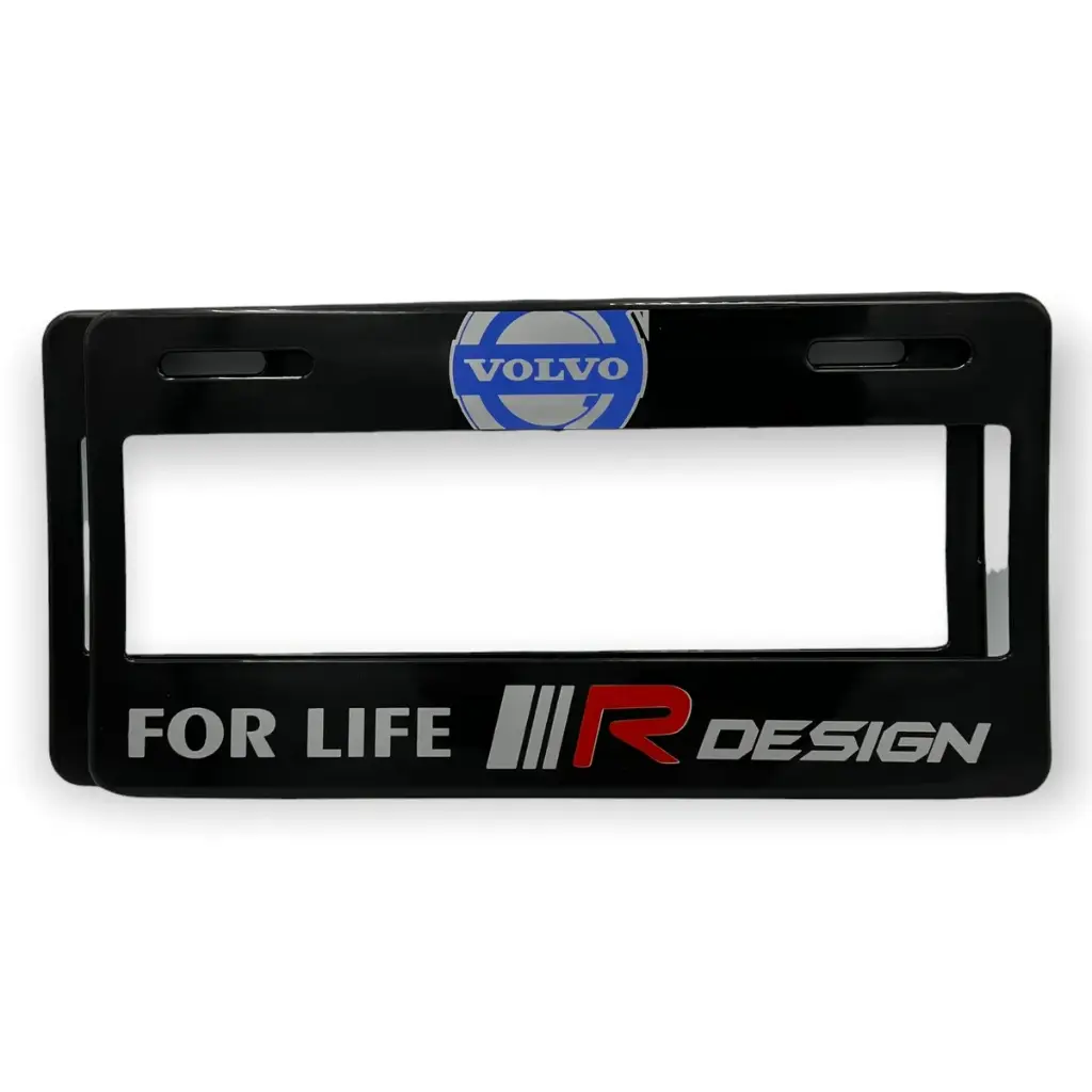 Portaplaca flexible marca Volvo