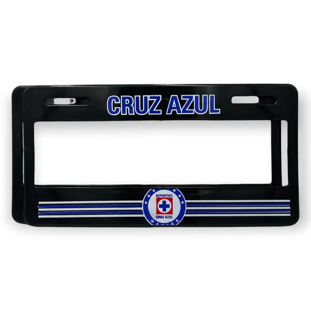 Portaplaca flexible marca Cruz Azul